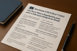 RESOLUÇÃO CNE/CEB Nº 7/2025: UM NOVO MARCO REGULATÓRIO PARA A EDUCAÇÃO INTEGRAL NO BRASIL